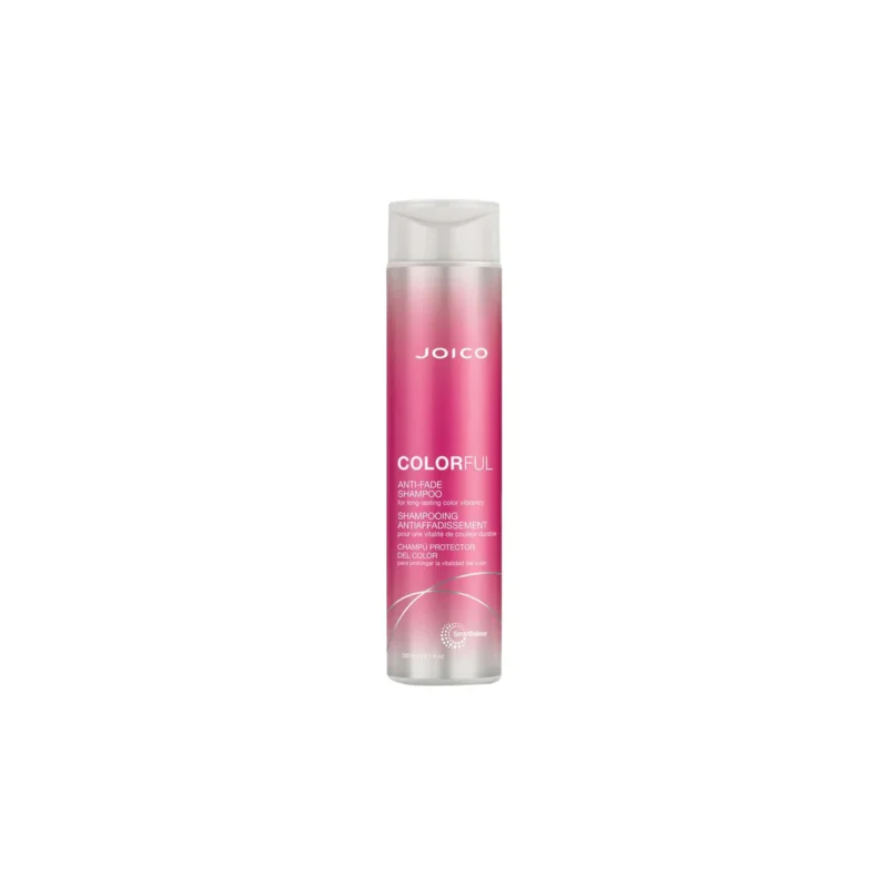 Experience vibrant, long-lasting colour protection with Joico Colorful Anti-Fade Shampoo.
