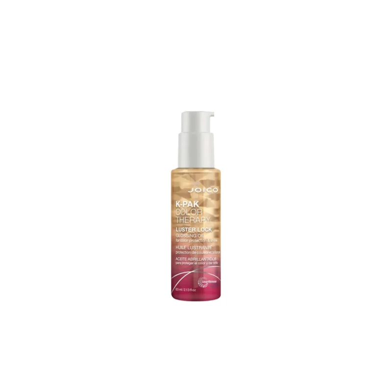 Unlock radiant, vibrant hair with Joico K-PAK Color Therapy Glossing Oil, a luxurious treatment infused with African Manketti and Argan oil.